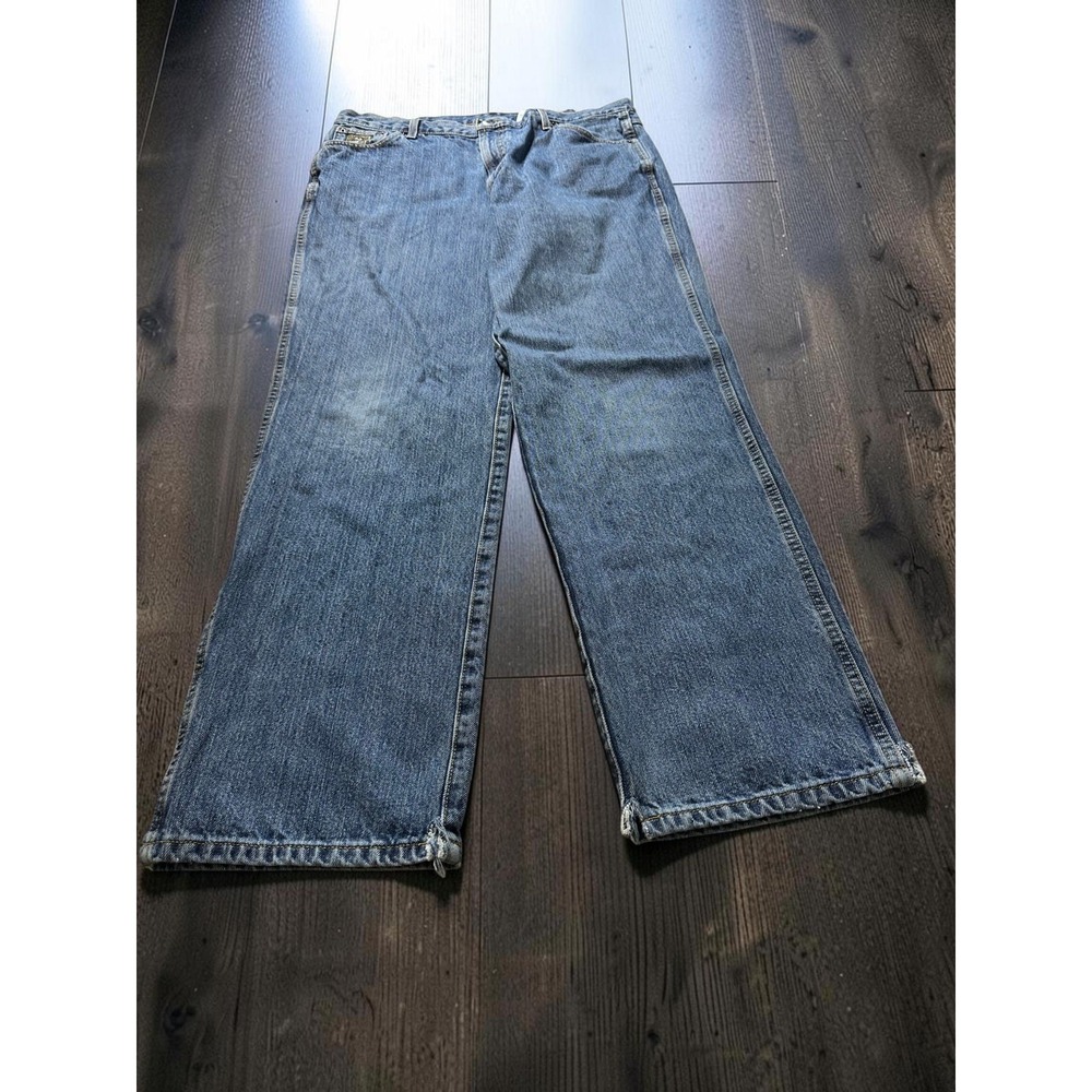 Cinch Green Label Jeans Mens 38x34 Blue Wide Leg Relaxed Cowboy Western Workwear